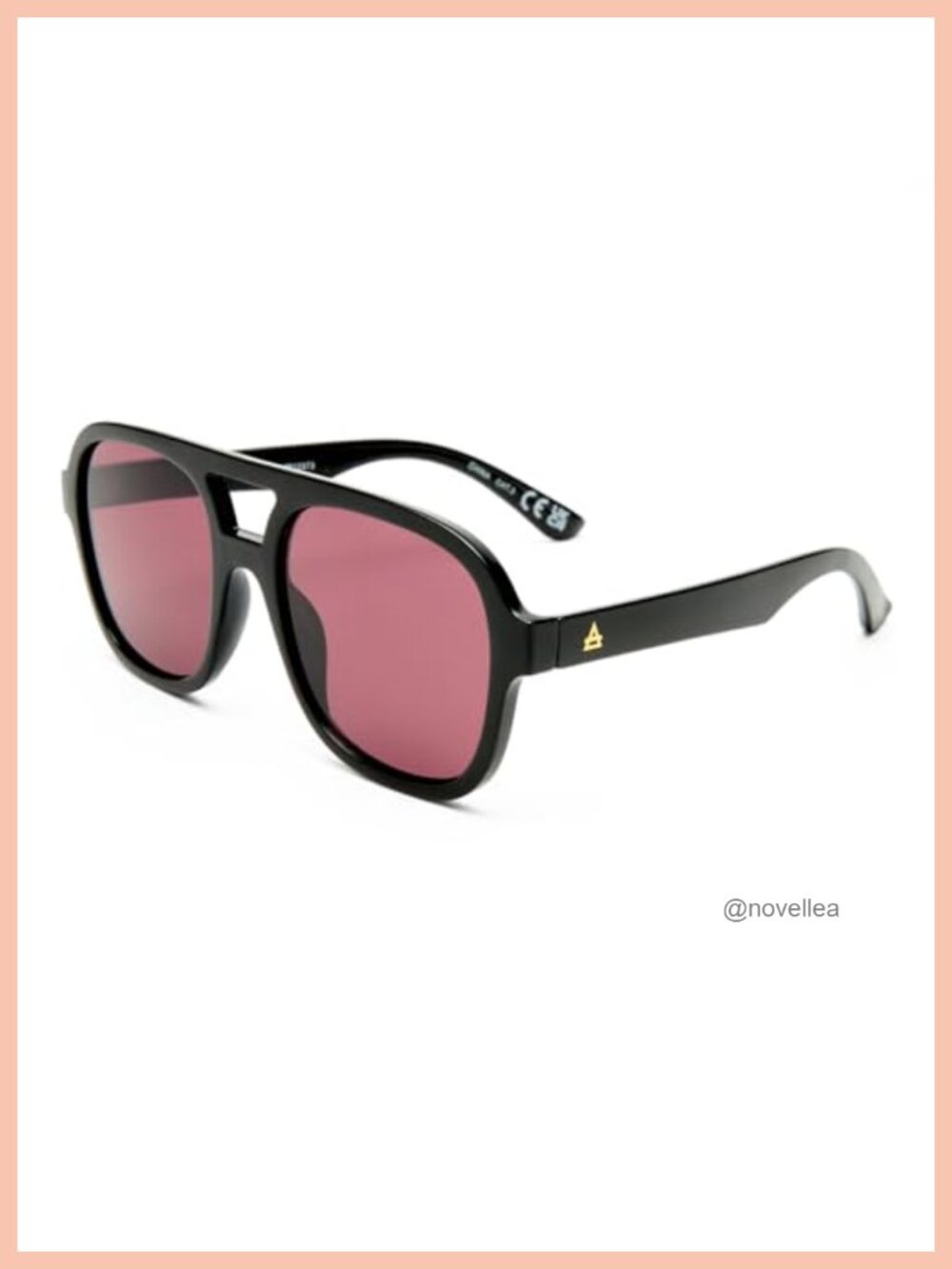 Aviator Sunglasses Wrap Around Polycarbonate Lens